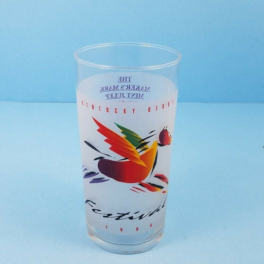 Kentucky Derby Festival 1996 Pegasus Mint Julep Beverage Drinking Glass 12 oz