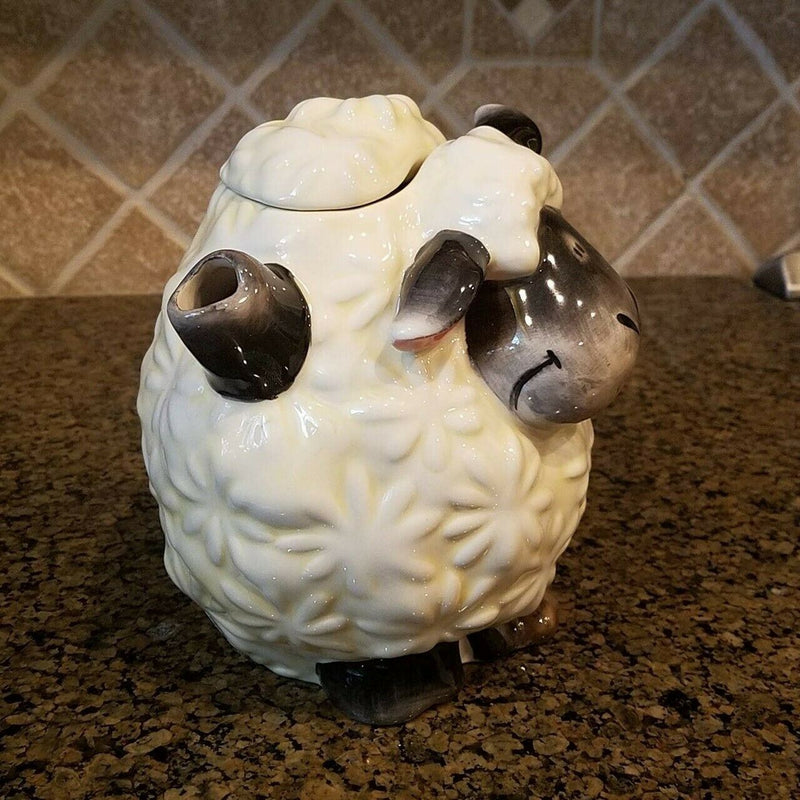 Load image into Gallery viewer, Lamb Teapot Blue Sky Collectable Kitchen Home Decorative Heather Goldminc
