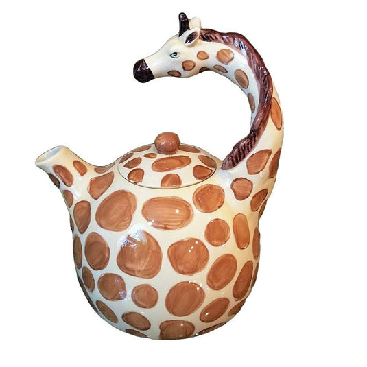 Giraffe Teapot Blue Sky Kitchen Home Decorative Decor Collectable Goldminc