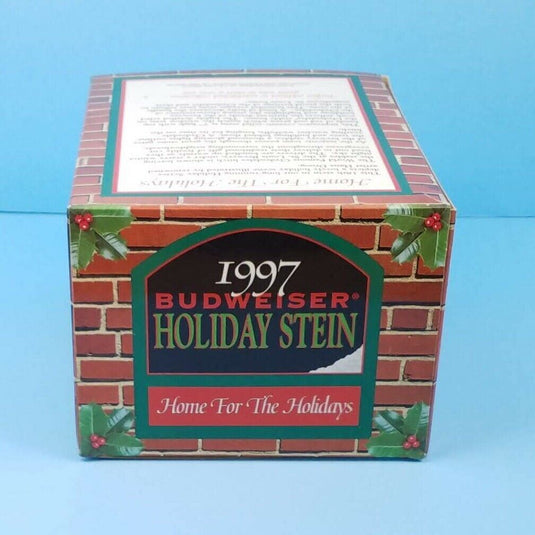 Budweiser Holiday 1997 Mug Stein CS313 Home For The Holidays Ceramarte COA
