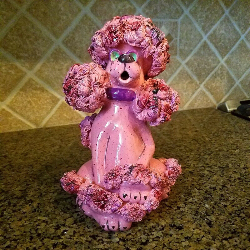 Load image into Gallery viewer, Pink Poodle Dog Unique Teapot Kitchen Home Decorative Collectible Goldminc Décor
