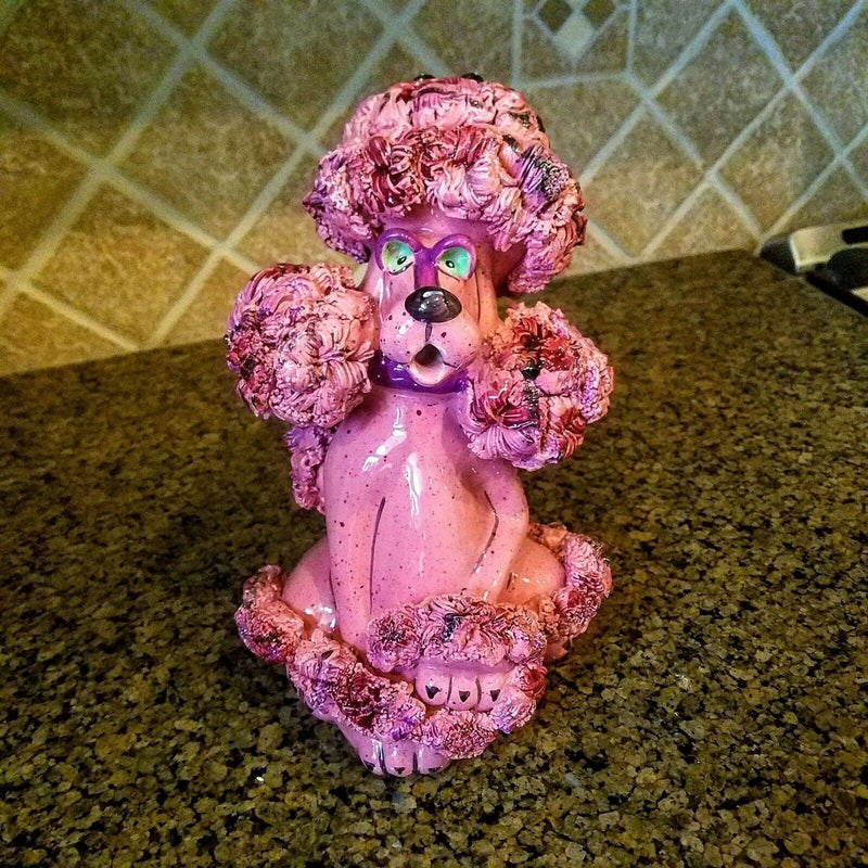 Load image into Gallery viewer, Pink Poodle Dog Unique Teapot Kitchen Home Decorative Collectible Goldminc Décor
