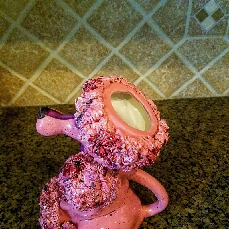 Load image into Gallery viewer, Pink Poodle Dog Unique Teapot Kitchen Home Decorative Collectible Goldminc Décor
