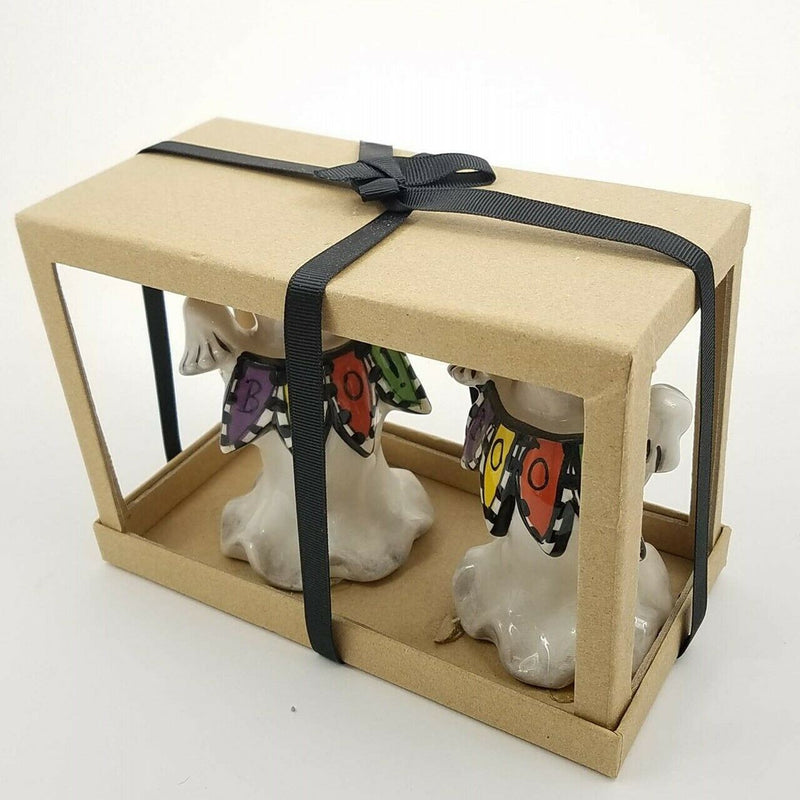 Load image into Gallery viewer, Halloween Salt and Pepper Shaker Set Ghost Collectible Decorative Home Goldminc
