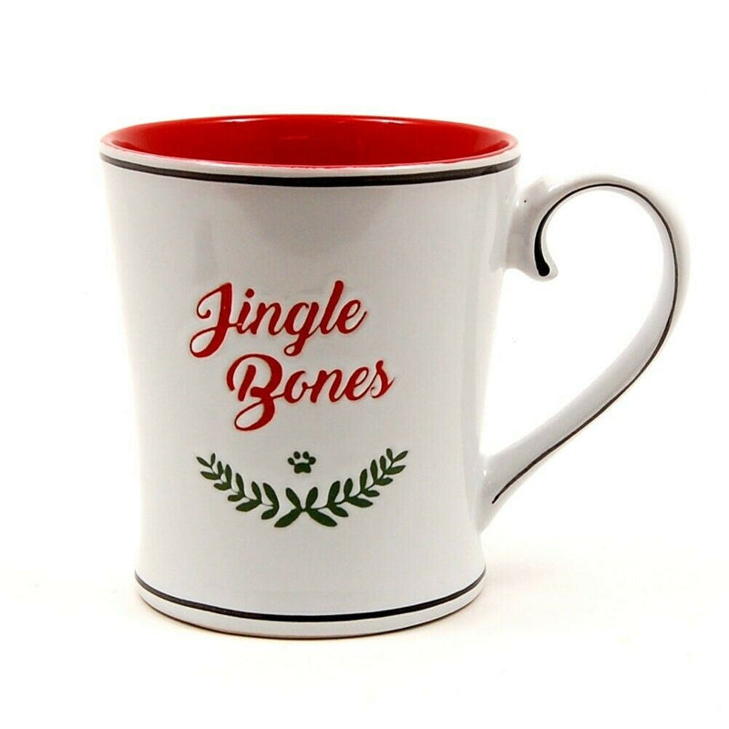 Load image into Gallery viewer, Holiday Christmas Dog Pet Saying Jingle Bones Coffee Mug Cup 17oz (483ml)
