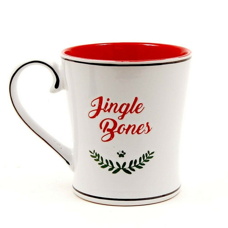 Load image into Gallery viewer, Holiday Christmas Dog Pet Saying Jingle Bones Coffee Mug Cup 17oz (483ml)
