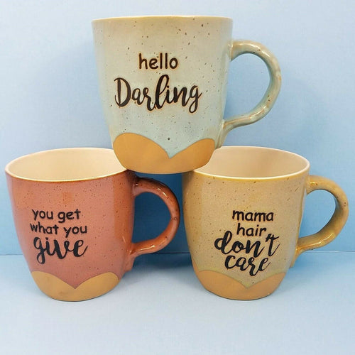 Coffee Mug Cup Pen Holder Funny Attitude by Blue Sky Spectrum 17oz Your Choice
