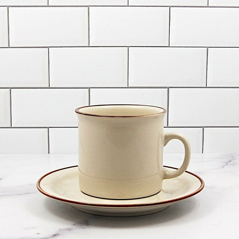 Load image into Gallery viewer, Kanney Spring Flower Stoneware Set of 3 Saucers and Cups for Tea Coffee Mug
