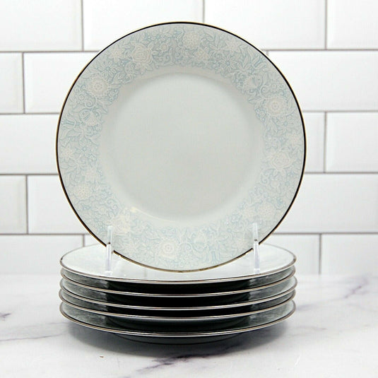 Noritake Ravel 2213 Set of 6 Bread & Butter Plate Dinnerware Japan 6 3/8" (16cm)