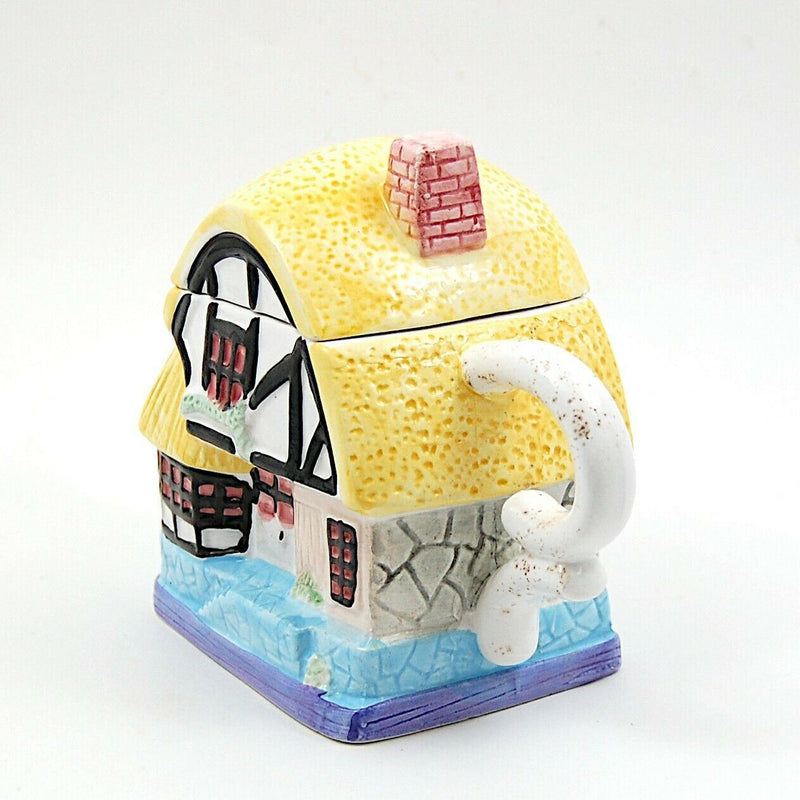 Load image into Gallery viewer, Collectable Cottage House Shaped Ceramic Teapot With Lid From Hudson Harvest Hh
