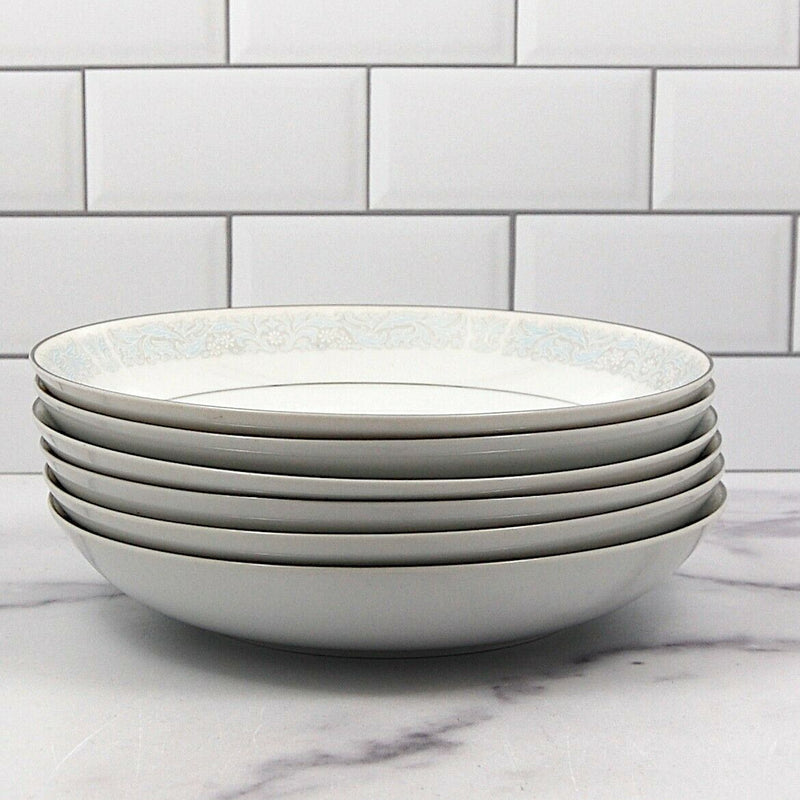 Load image into Gallery viewer, Bluedale by Fine China of Japan Set of 6 Soup Bowl 7.5" 19cm Coupe Dinnerware
