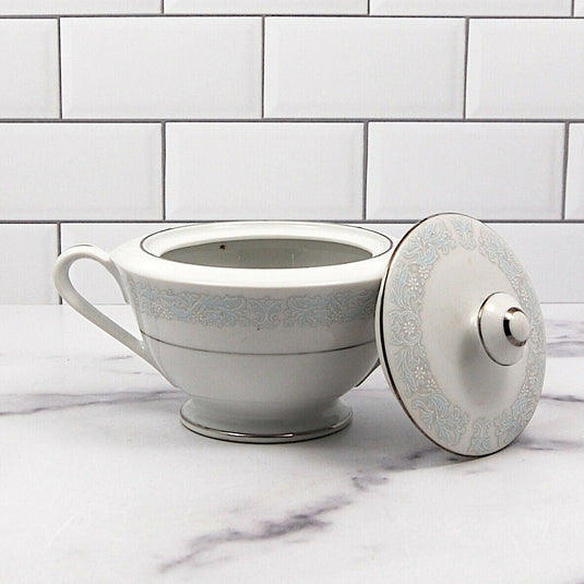 Bluedale by Fine China of Japan Cream and Sugar Set Dinnerware 3074