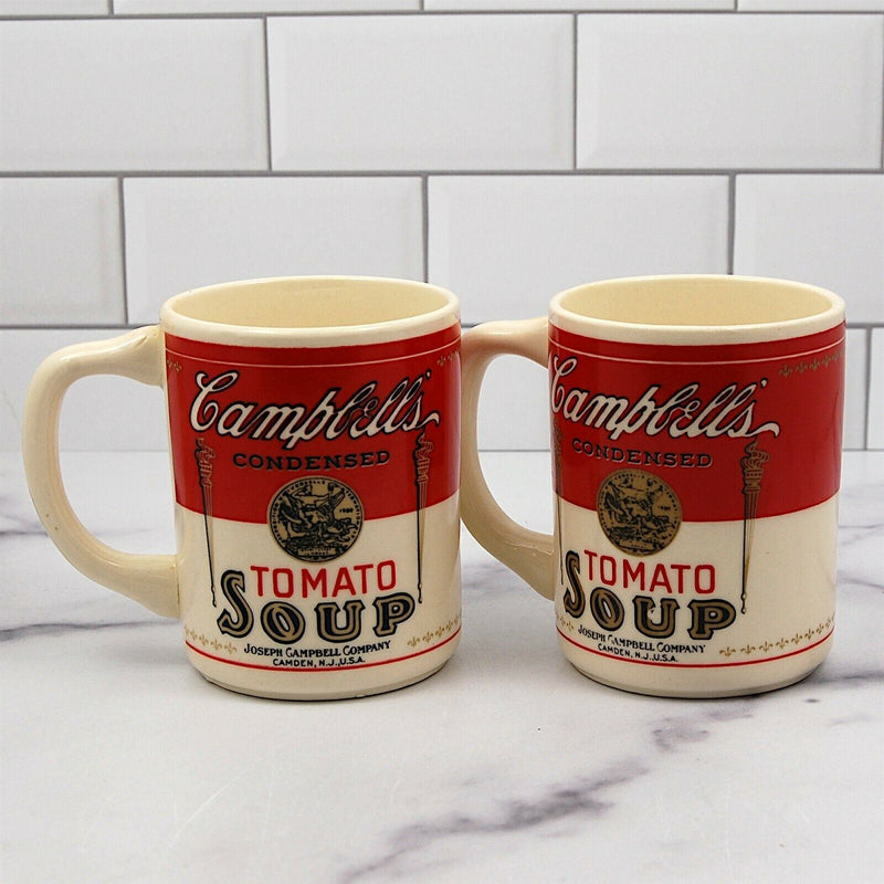 Load image into Gallery viewer, Campbells Homestyle Tomato Soup Set of 2 Mugs 12oz 341ml Cups
