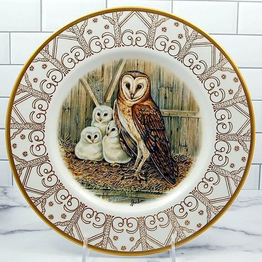 Barn Owl The Edward Marshall Boehm Owl Plate Collection Limited No Box 10 5/8"