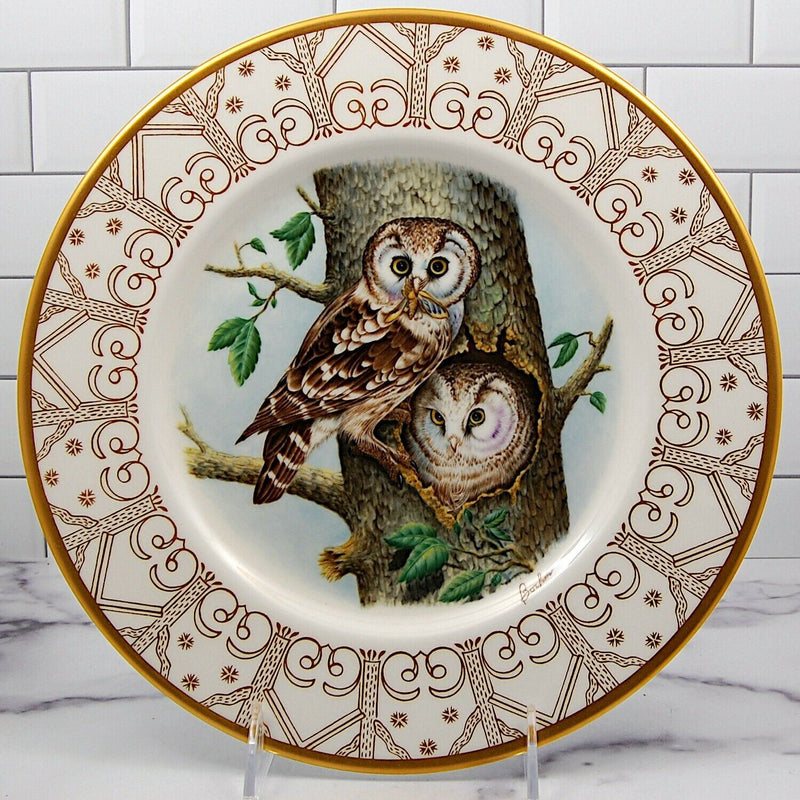 Load image into Gallery viewer, Boreal Owl The Edward Marshall Boehm Owl Plate Collection Limited No Box 10 5/8"
