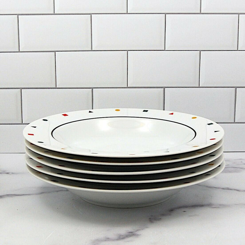 Load image into Gallery viewer, Sasaki Elements Set of 5 Rim Soup Bowl 9.25" 44cm Fine China Japan Ehrenreich
