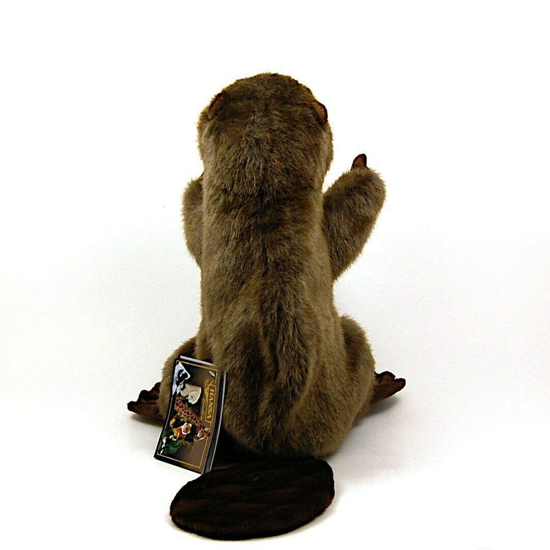 Load image into Gallery viewer, Beaver Hand Puppet Full Body Doll Hansa Real Looking Plush Animal Learning Toy
