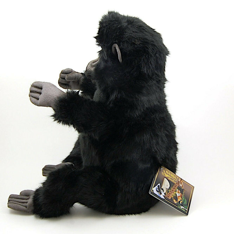 Load image into Gallery viewer, Gorilla Hand Puppet Full Body Doll Hansa Real Looking Plush Animal Learning Toy
