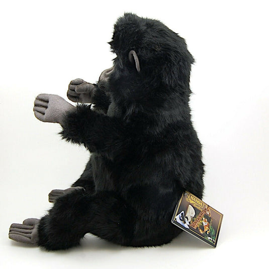 Gorilla Hand Puppet Full Body Doll Hansa Real Looking Plush Animal Learning Toy