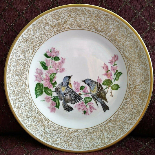 Boehm Plate Woodland Birds of America Parula Warbler 10 5/8