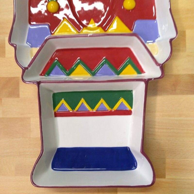 Load image into Gallery viewer, Holiday Traditions Nutcracker Soldier Relish Tray by Jenny &amp; Jeff Designs

