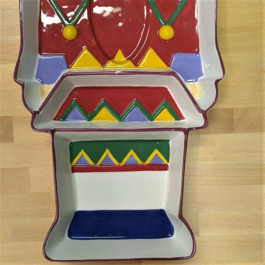 Holiday Traditions Nutcracker Soldier Relish Tray by Jenny & Jeff Designs