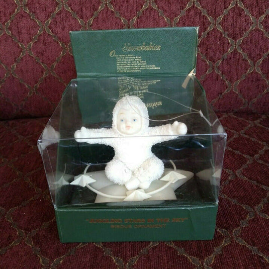 Snowbabies by Department 56 68675 Juggling Stars in the Sky Bisque Ornament