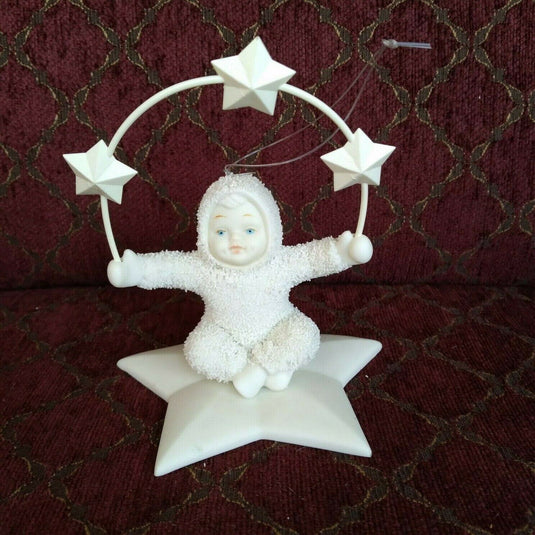 Snowbabies by Department 56 68675 Juggling Stars in the Sky Bisque Ornament