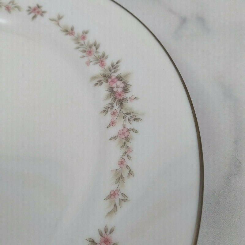 Load image into Gallery viewer, Noritake Rosepoint 8” Salad Plate Set of 4 Pink Floral Vine 6206
