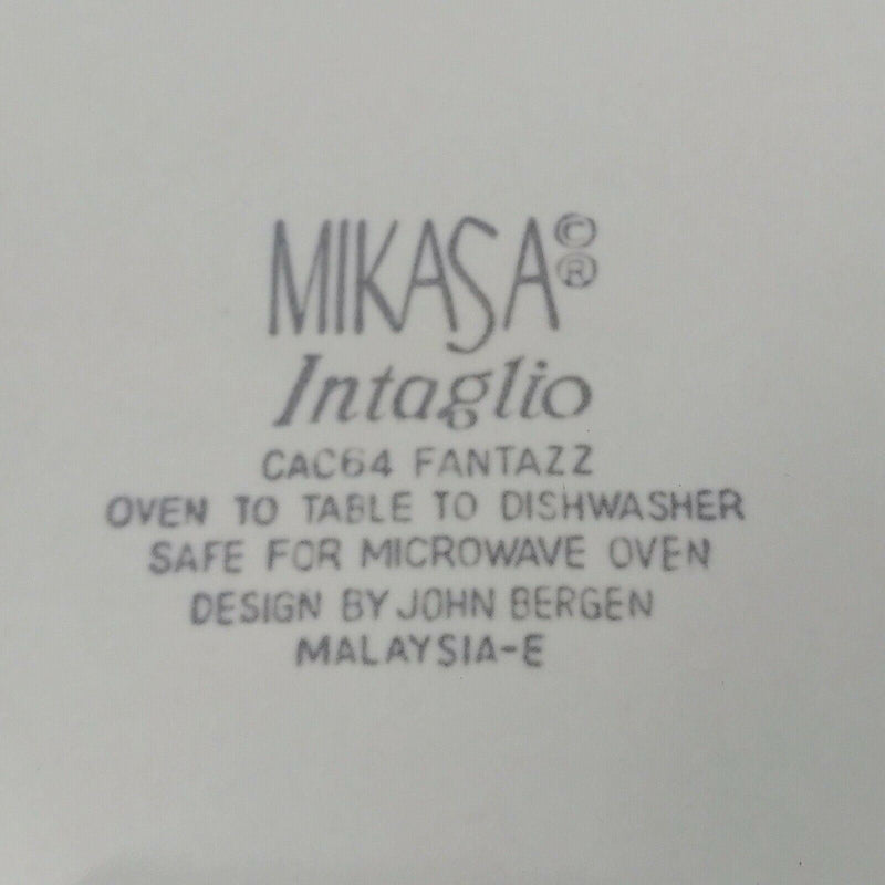 Load image into Gallery viewer, Mikasa Intaglio Fantazz Gravy Boat &amp; Under Plate CAC64 Dinnerware John Bergen
