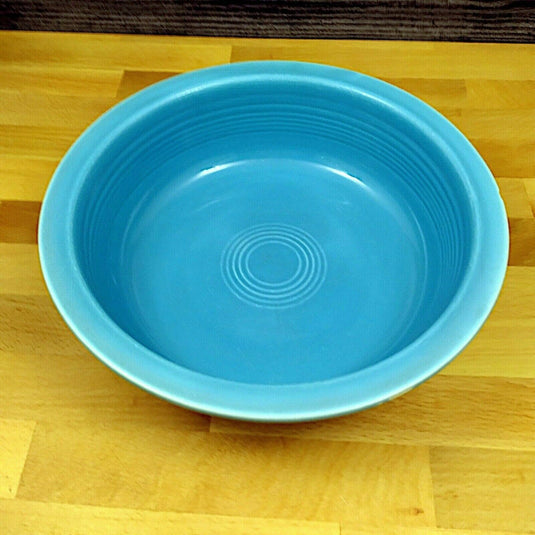 Fiestaware Homer Laughlin Fiesta 8 ½” Turquoise Nappy Bowl Dinnerware