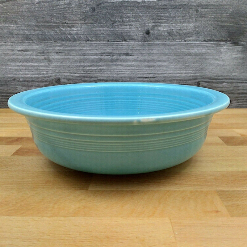 Load image into Gallery viewer, Fiestaware Homer Laughlin Fiesta 8 ½” Turquoise Nappy Bowl Dinnerware
