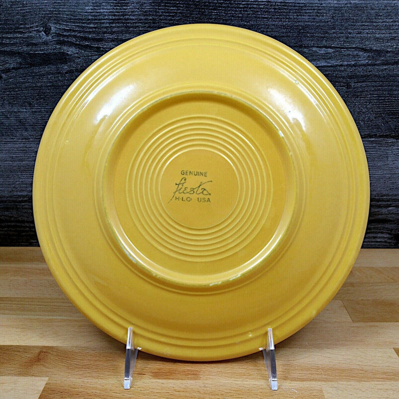 Load image into Gallery viewer, Fiestaware Homer Laughlin Fiesta 9 ½” Yellow Luncheon Plate Dinnerware
