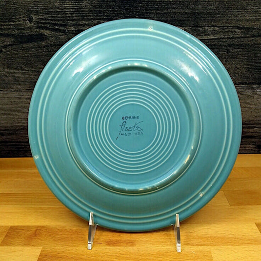 Fiestaware Homer Laughlin Fiesta 9 ½” Turquoise Luncheon Plate Dinnerware
