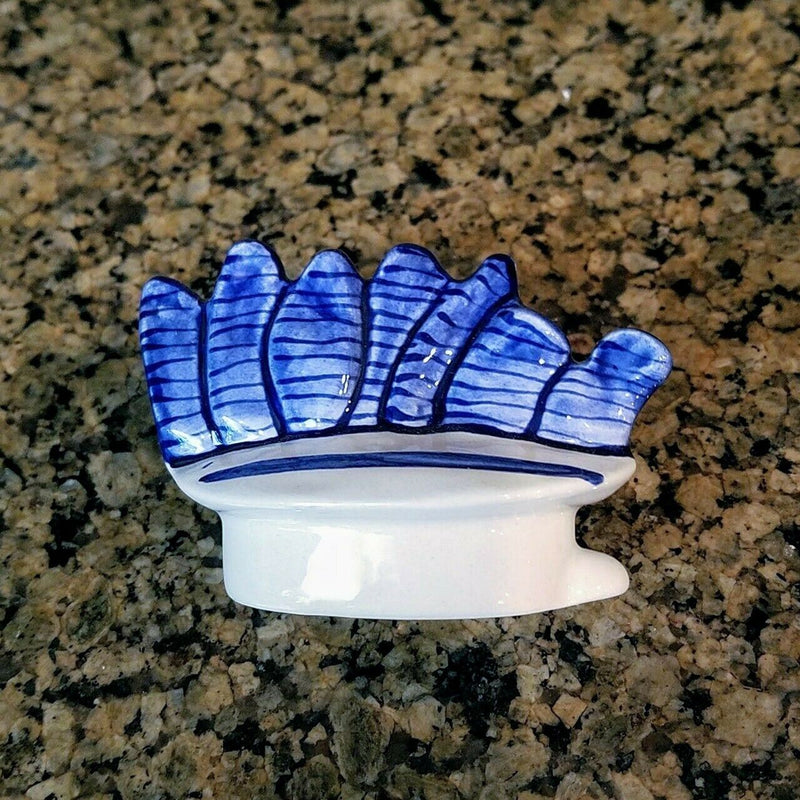 Load image into Gallery viewer, Delft Fish Teapot Ceramic Decorative Kitchen Decor New Blue Sky Diane Artware

