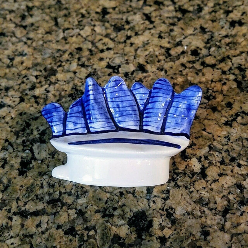 Load image into Gallery viewer, Delft Fish Teapot Ceramic Decorative Kitchen Decor New Blue Sky Diane Artware
