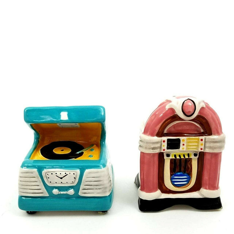 Load image into Gallery viewer, Salt Pepper Set Juke Box Collectible Decorative by Heather Goldminc
