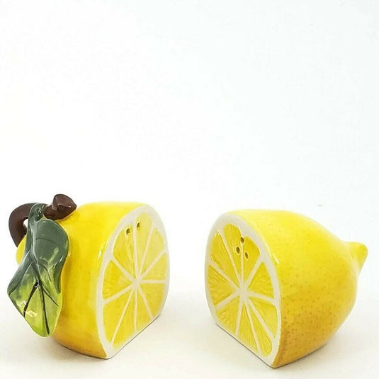 Salt Pepper Set Lemon Collectible Decorative by Heather Goldminc Home Decor