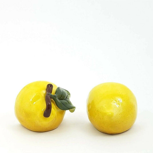 Salt Pepper Set Lemon Collectible Decorative by Heather Goldminc Home Decor