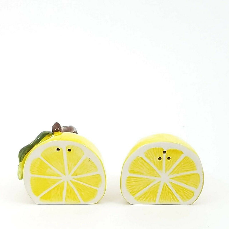 Load image into Gallery viewer, Salt Pepper Set Lemon Collectible Decorative by Heather Goldminc Home Decor
