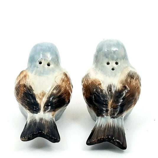 Salt Pepper Set Little Bird Collectible Decorative Ceramic Nature by Goldminc
