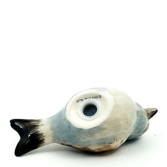 Salt Pepper Set Little Bird Collectible Decorative Ceramic Nature by Goldminc