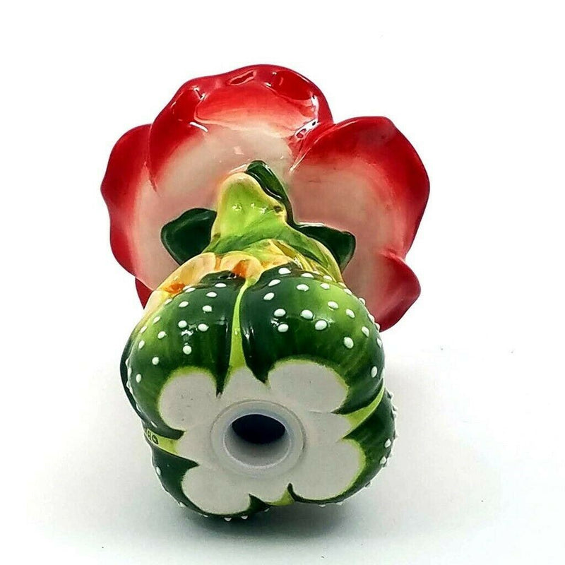 Load image into Gallery viewer, Salt Pepper Set Red Poppy Flowers Collectible Decorative Heather Goldminc New
