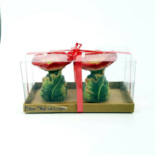 Salt Pepper Set Red Poppy Flowers Collectible Decorative Heather Goldminc New