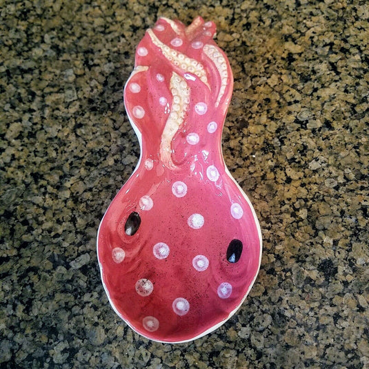 Octopus Spoon Rest by Blue Sky Heather Goldminc Kitchen Decor