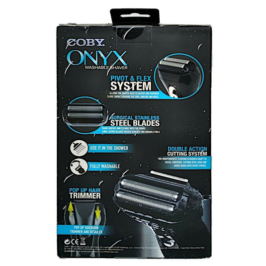 Coby Onyx Shaver Washable Trimmer Cordless Rechargeable For Face And Body $19.99