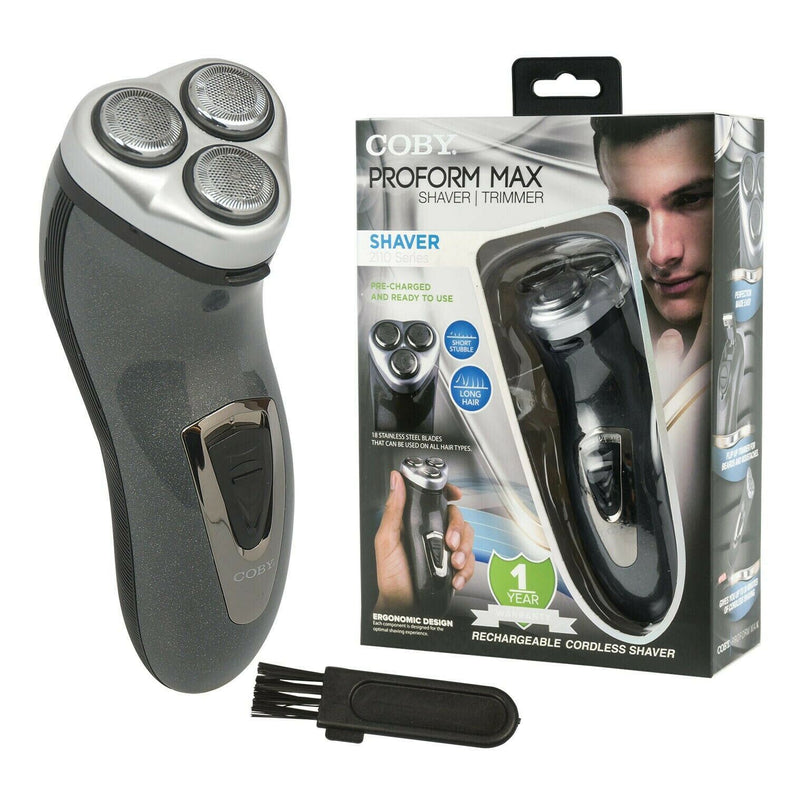 Load image into Gallery viewer, Coby Proform Max Shaver Trimmer w/Easy Glide Head System Cordless Rechargeable $19.99

