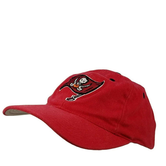 Tampa Bay Buccaneers NFL Hat Cap 90's Vintage Logo Athletics Adult Red
