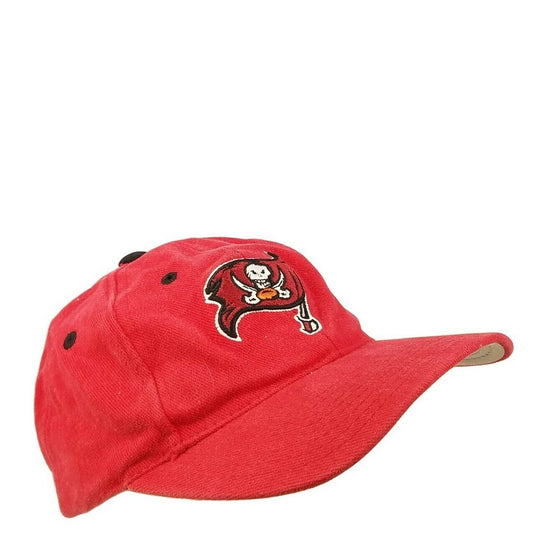 Tampa Bay Buccaneers NFL Hat Cap 90's Vintage Logo Athletics Adult Red