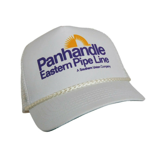 Panhandle Eastern Pipe Line Trucker Hat White Ball Cap Adjustable Snapback